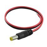 12V DC Cable Male 30cm 5.5mm x 2.1mm