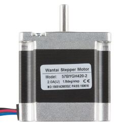 Stepper Motor - 125 oz.in (200 steps/rev, 600mm Wire)