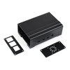 DIN Rail Aluminium Gehäuse für Raspberry Pi 4 mit Lüfter und Heatsinks - Ansicht 3