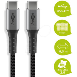 USB-C zu USB-C Kabel 1.0 m
