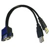Dual USB-A Buchse m. Paneelmontage - Dual USB-A Stecker Extension - Ansicht 4