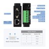 RS232/485/422 to RJ45 PoE-Ethernet Module - Rail-Mount Serial Server - Ansicht 7