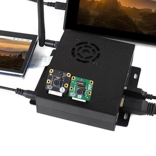 Dual Gigabit Ethernet Mini-PC Kit inkl. Raspberry Pi CM4 2GB 16GB