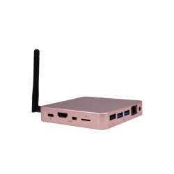 Compute Module 4 Media Center - Kamera - WLAN - 8GB RAM - 120GB SSD + 64GB microSD - Pink