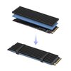 Aluminium Heatsink Plate for SSD - M.2 2280 - Ansicht 2