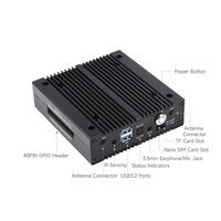 CM4 NAS Computer - 2x NVMe Slots - 2x Gigabit ETH - 2x HDMI 4K ohne CM Modul - Ansicht 14
