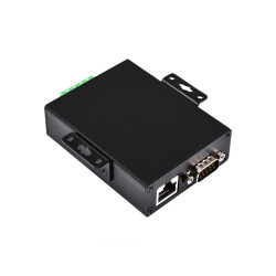 Industrial Grade Serial Server - RS232/RS485 to WiFi and Ethernet with PoE Support - bidirectional