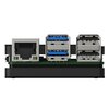 EDATec Raspberry Pi 5 Open Aluminium Kühlkörper Gehäuse Schwarz - Ansicht 5
