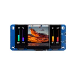 Triple LCD HAT for Raspberry Pi - 1.3 inch Main-IPS-LCD and 2 x 0.96 inch Secondary-IPS-LCD
