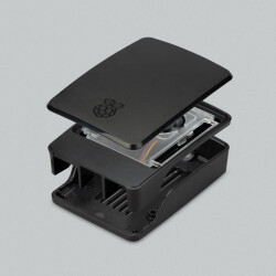 Raspberry Pi 5 Case with Fan Black