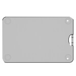 EDATec Raspberry Pi 5 Full Aluminium Kühlkörper Gehäuse Silber