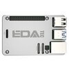 EDATec Raspberry Pi 5 Full Aluminium Kühlkörper Gehäuse Silber - Ansicht 2