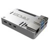 EDATec Raspberry Pi 5 Full Aluminium Kühlkörper Gehäuse Silber - Ansicht 3