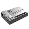 EDATec Raspberry Pi 5 Full Aluminium Kühlkörper Gehäuse Silber - Ansicht 4