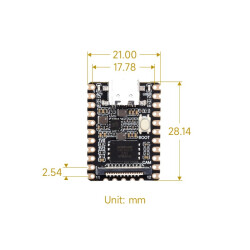 Luckfox Pico Mini B RV1103 Micro DevBoard - Cortex A7 - RISC-V MCU - NPU - IPS Prozessoren