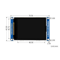 2,4 Zoll TFT LCD Display Module 240x320 - 65K RGB - ILI9341