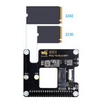 WaveShare PCIe zu M.2 NVMe SSD HAT+ für Raspberry Pi 5