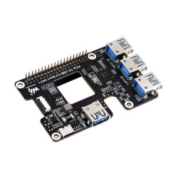 Waveshare PCIe to USB 3.2 Gen 1 HAT+ for Raspberry Pi 5