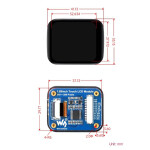 1.69" Rund LCD Touch Display Modul - 240×280 - 262k Farben - IPS, SPI, I2C