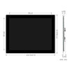 9,7 Zoll HDMI Touch Display - 1024x768 Kapazitiver IPS Panel - 6H Sicherheitsglas - Ansicht 6