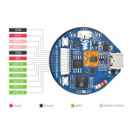 ESP32-S3 Touch-LCD DevBoard - 1,28 Zoll IPS Display (rund) mit Metallgehäuse- 32-bit LX7 - 2,4GHz Wifi - BT 5