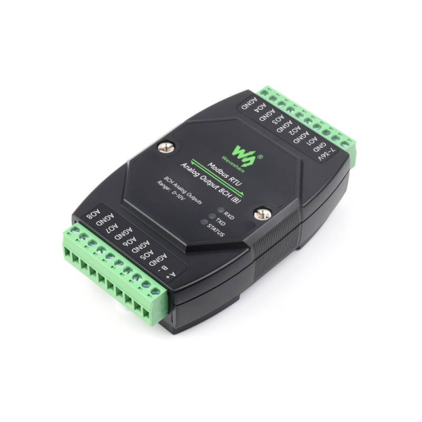 Industrieller 8 Kanal Modbus RTU Analog Spannungausgang