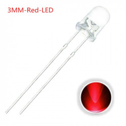 LED - Clear Red 3mm