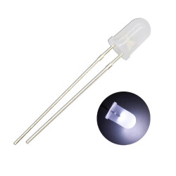 LED - White 5mm