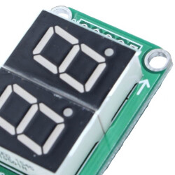 7-segment LED display module - TM74HC595 IC Chip - 2-digit