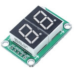 7-segment LED display module - TM74HC595 IC Chip - 2-digit