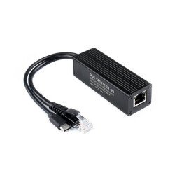 Industrieller Gigabit PoE Splitter mit USB-C - 802.3...