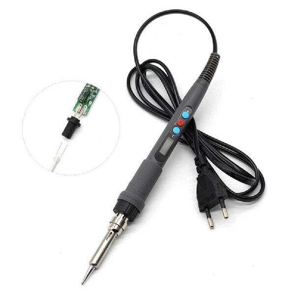 L&ouml;tkolben mit digitaler Temperaturanzeige und -regelung - 110VAC-240VAC - 60W