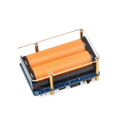 UPS HAT 5V mit Batteriehalter für 2x 21700 für...