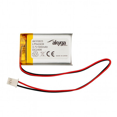 Lithium Polymer LiPo Batterie - 3.7V 500mAh - JST-PH2 2mm...