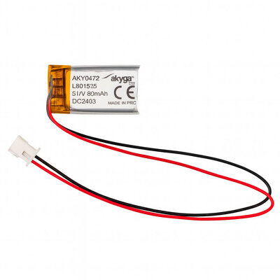Lithium Polymer LiPo Batterie - 3.7V 85mAh - JST-PH2 2mm...