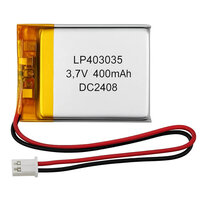 Lithium Polymer LiPo Batterie - 3.7V 400mAh - JST-PH2 2mm - LP403035