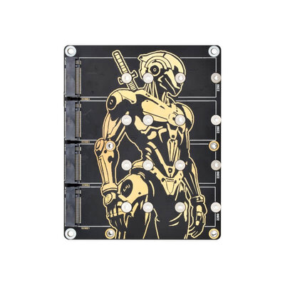 PCIe zu 4-Kanal M.2 NVMe SSD Adapterleser für...