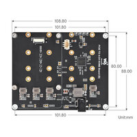 PCIe zu 4-Kanal M.2 NVMe SSD Adapterleser für Raspberry Pi 5 - Ansicht 8