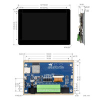 ESP32-S3 5 Zoll LCD Touch Display Board, 1024x600 - CAN - RS485 - I2C - WiFi - BLE 5 - Ansicht 6