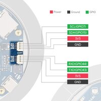ESP32-S3 2.8 Zoll Round Display Development Board 480×480 – WiFi, Bluetooth, Touch optional - Ansicht 9