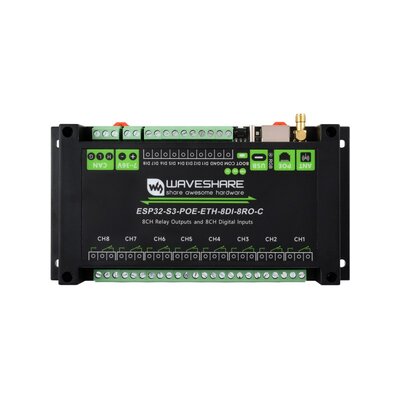 8 Kanälen Relaismodul mit ESP32-S3 WiFi, PoE,...