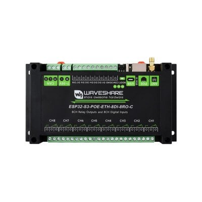 8 Kanälen Relaismodul mit ESP32-S3 WiFi, PoE,...