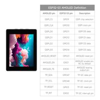 ESP32-S3 2.41" AMOLED Touch Display | Wi-Fi, BLE 5, IMU, 16MB Flash - Ansicht 6