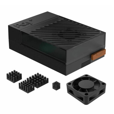 Argon Poly+5 Gehäuse mit 30mm PWM Fan - robust &...