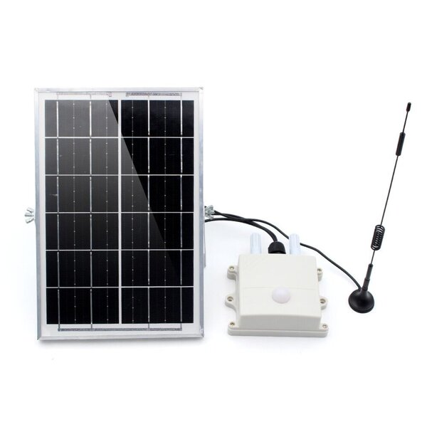4G LTE Air Monitor – Lufttemperatur, Luftfeuchtigkeit, Licht, CO₂ & TVOC Sensor, Solar, ESP32-S3