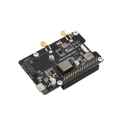 PCIe zu M.2 E Key Adapter PoE HAT - Raspberry Pi 5 - NGFF...