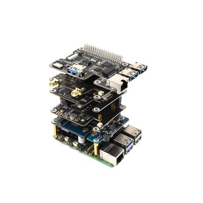 PCIe zu 4-Ch PCIe FFC Adapter HAT für Raspberry Pi 5