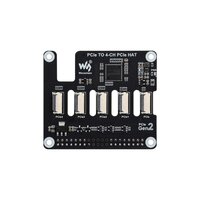 PCIe zu 4-Ch PCIe FFC Adapter HAT für Raspberry Pi 5 - Ansicht 4