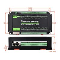 Waveshare 16-Kanal Ethernet-Relais – Modbus RTU/TCP & PoE - Ansicht 9
