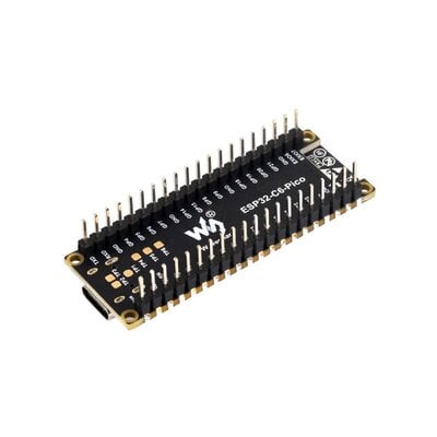 ESP32-C6 Pico RISC-V Microcontroller Board, WiFi 6 &...